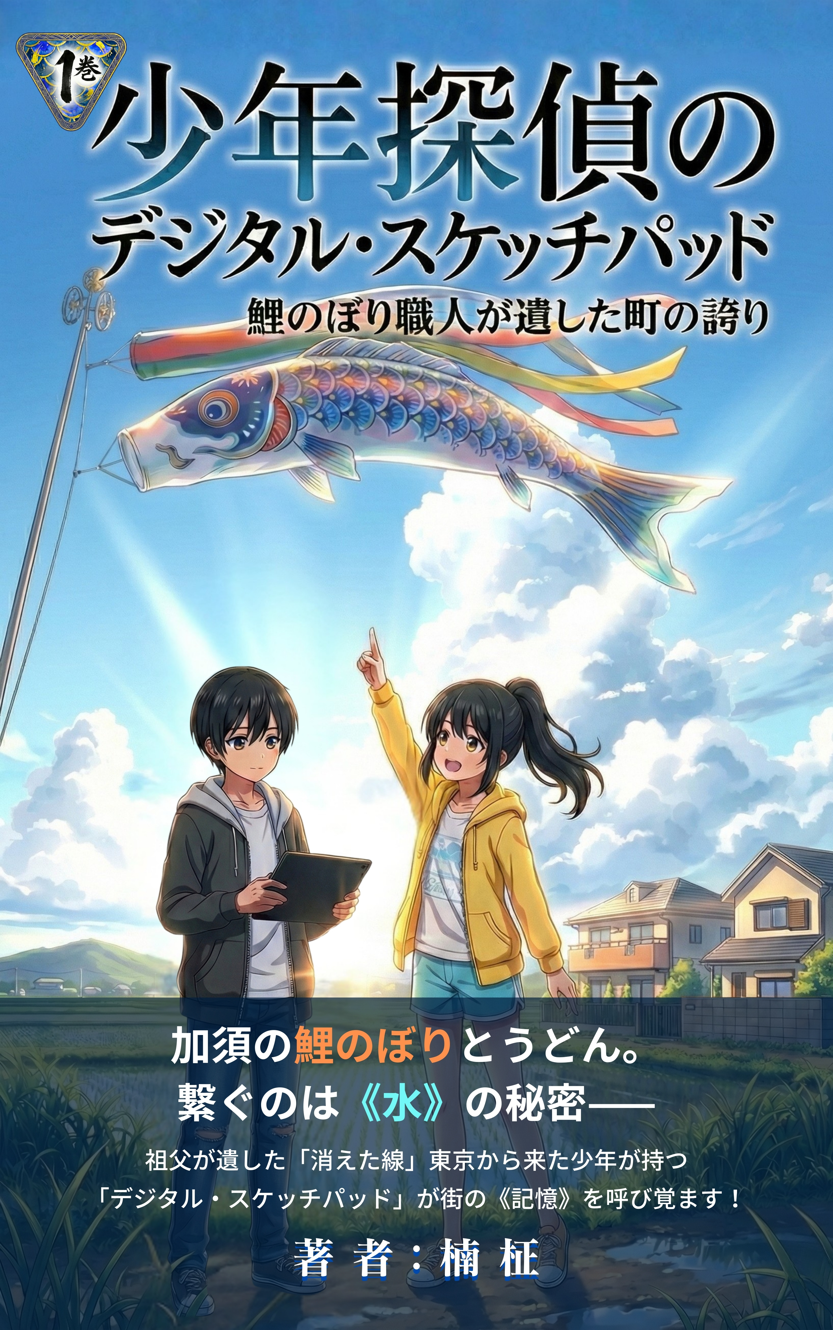 少年探偵のデジタル・スケッチパッド 第1巻 書籍カバー